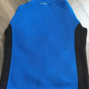 Men’s Sweater Spyder Coat Blue & Black XL